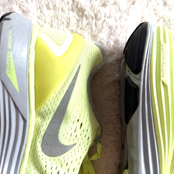 NEON YELLOW NIKE LUNARLON LUNATGLIDE 4 Size 8 - Picture 3 of 8